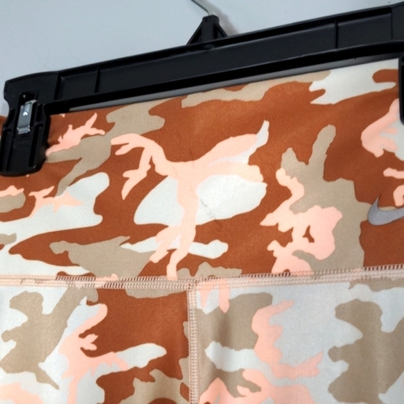 Nike Orange Camo Phantom Desert Training Speed Tights Dri-fit Brown Tan Size XS - Picture 5 of 13